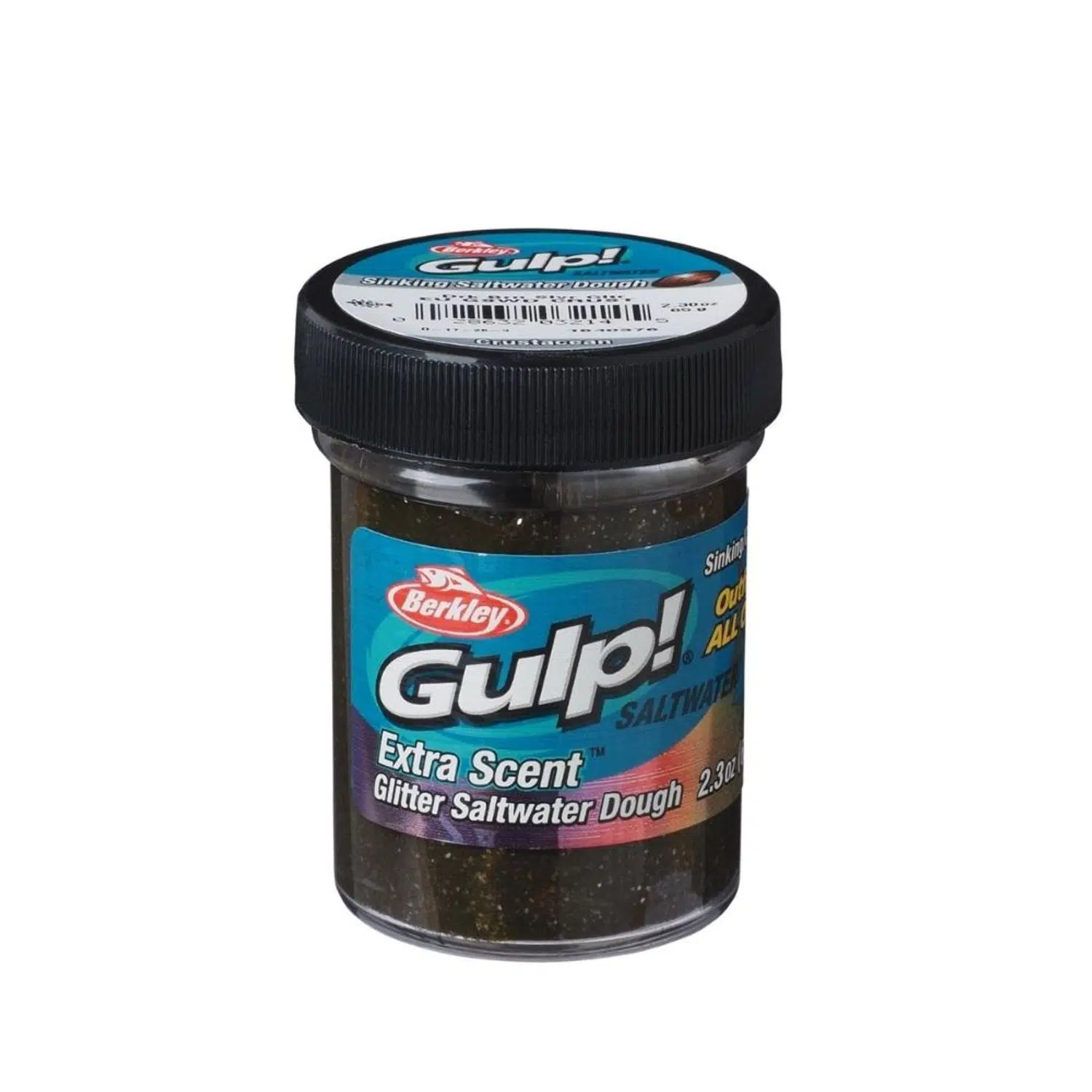 Berkley PowerBait Extra Scent Saltwater Hamur - DARK BROWN-SILVER