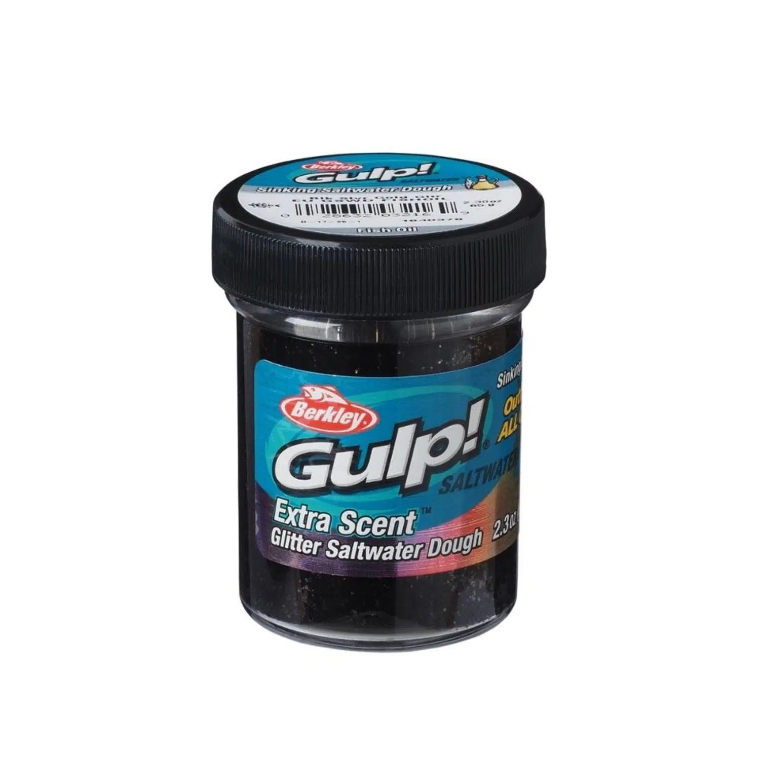 Berkley PowerBait Extra Scent Saltwater Hamur - FISHOIL-BLACK SILVER