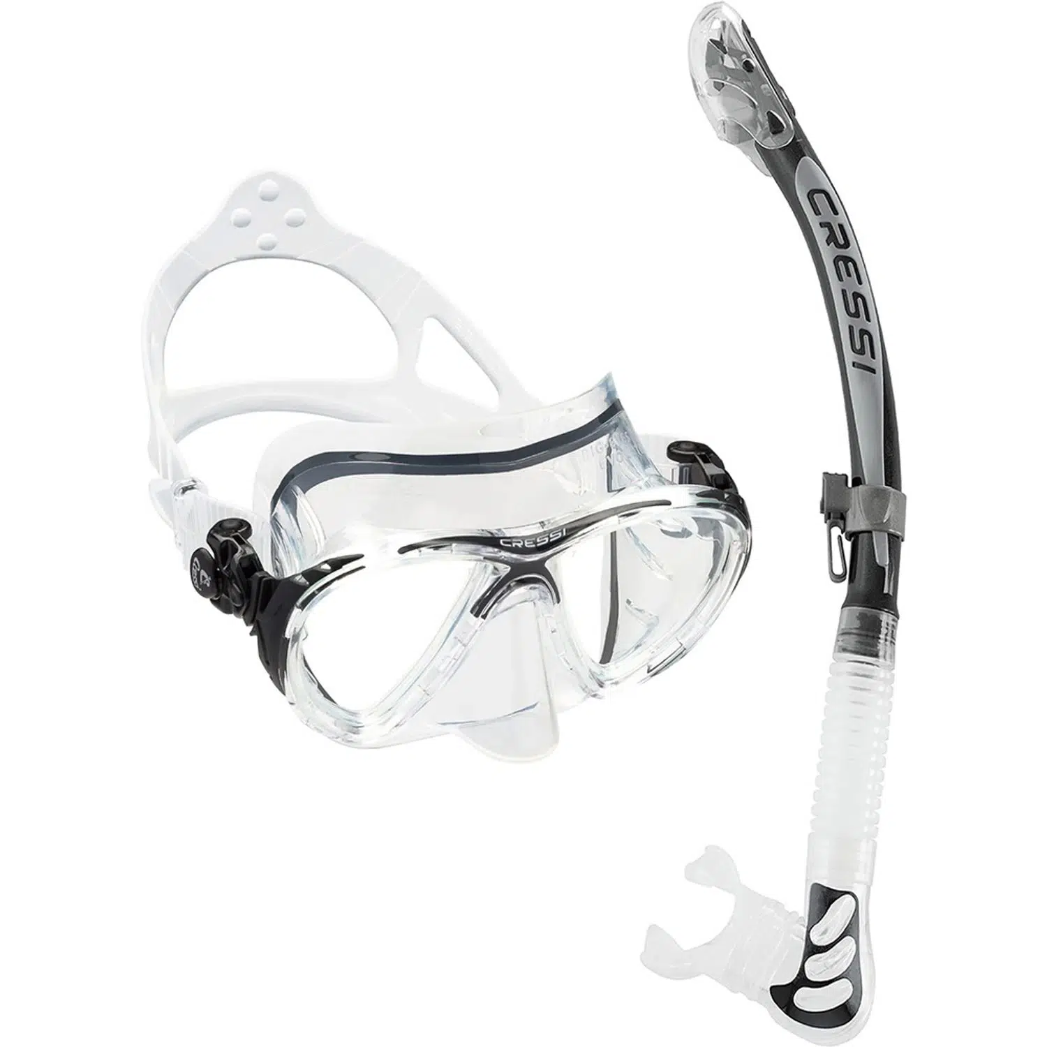 Cressi Big Eyes Evolution Maske Alpha Ultra Dry Şnorkel Seti - BLACK