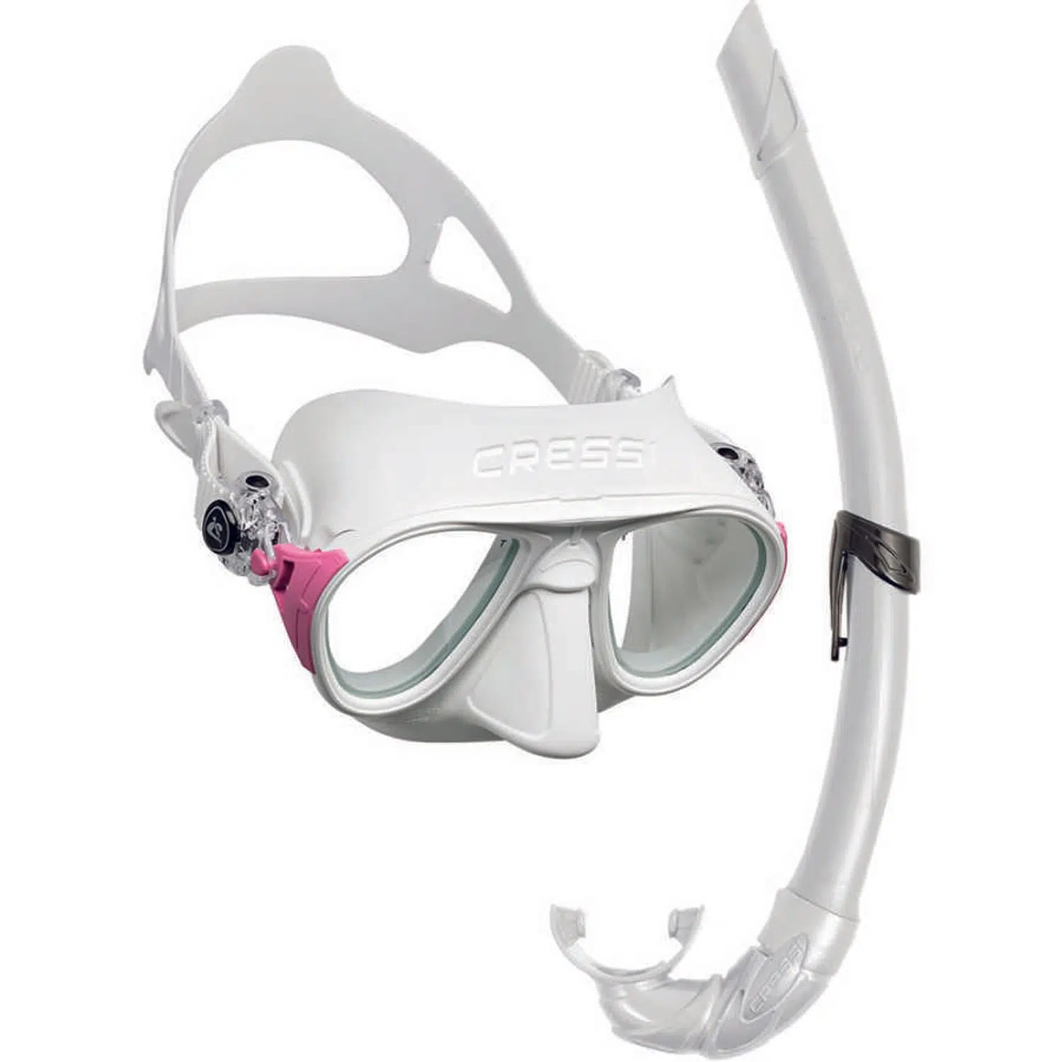 Cressi Calibro Maske Corsica Şnorkel Seti - WHITE