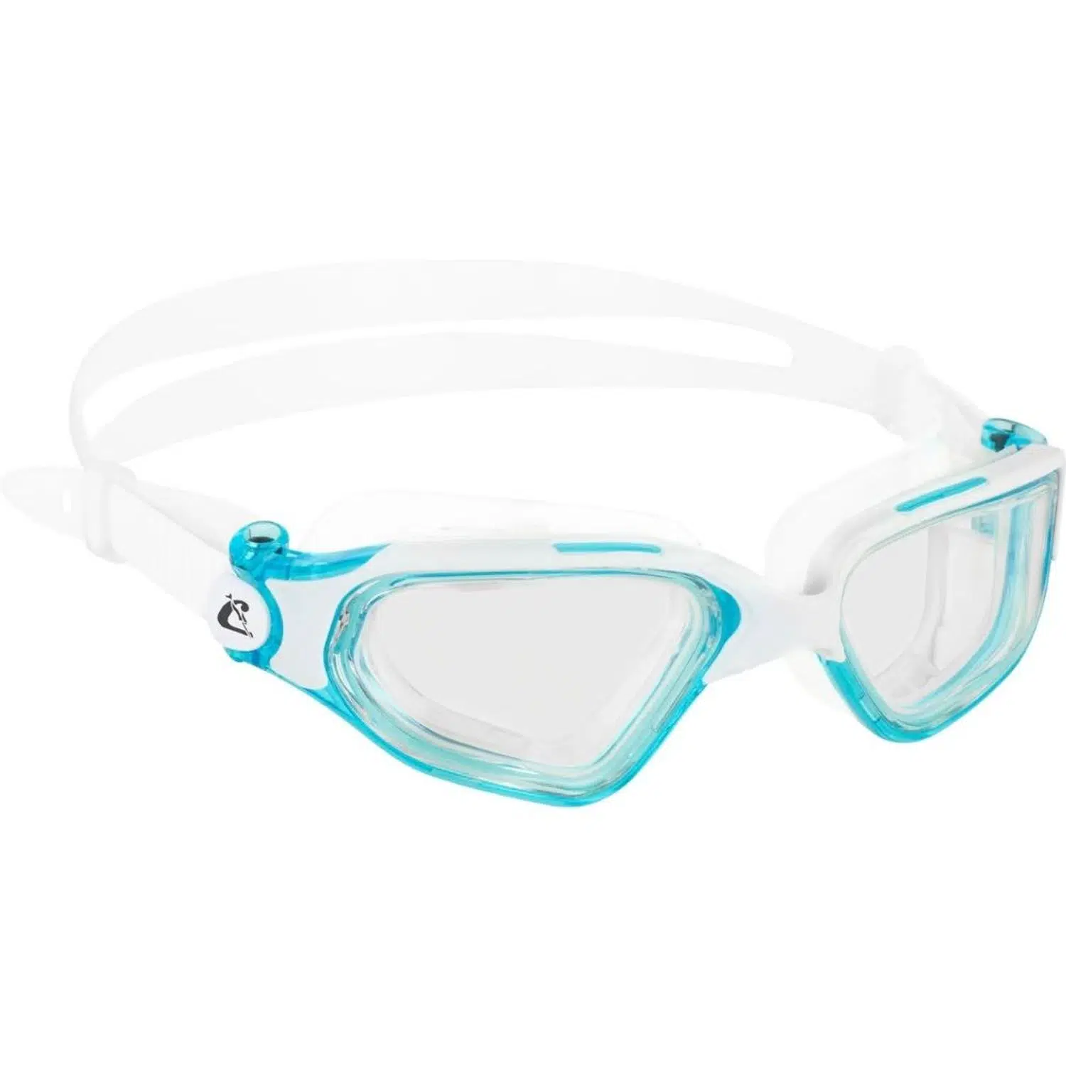 Cressi Clear Eyes Yüzücü Gözlüğü - WHITE-AQUAMARINE