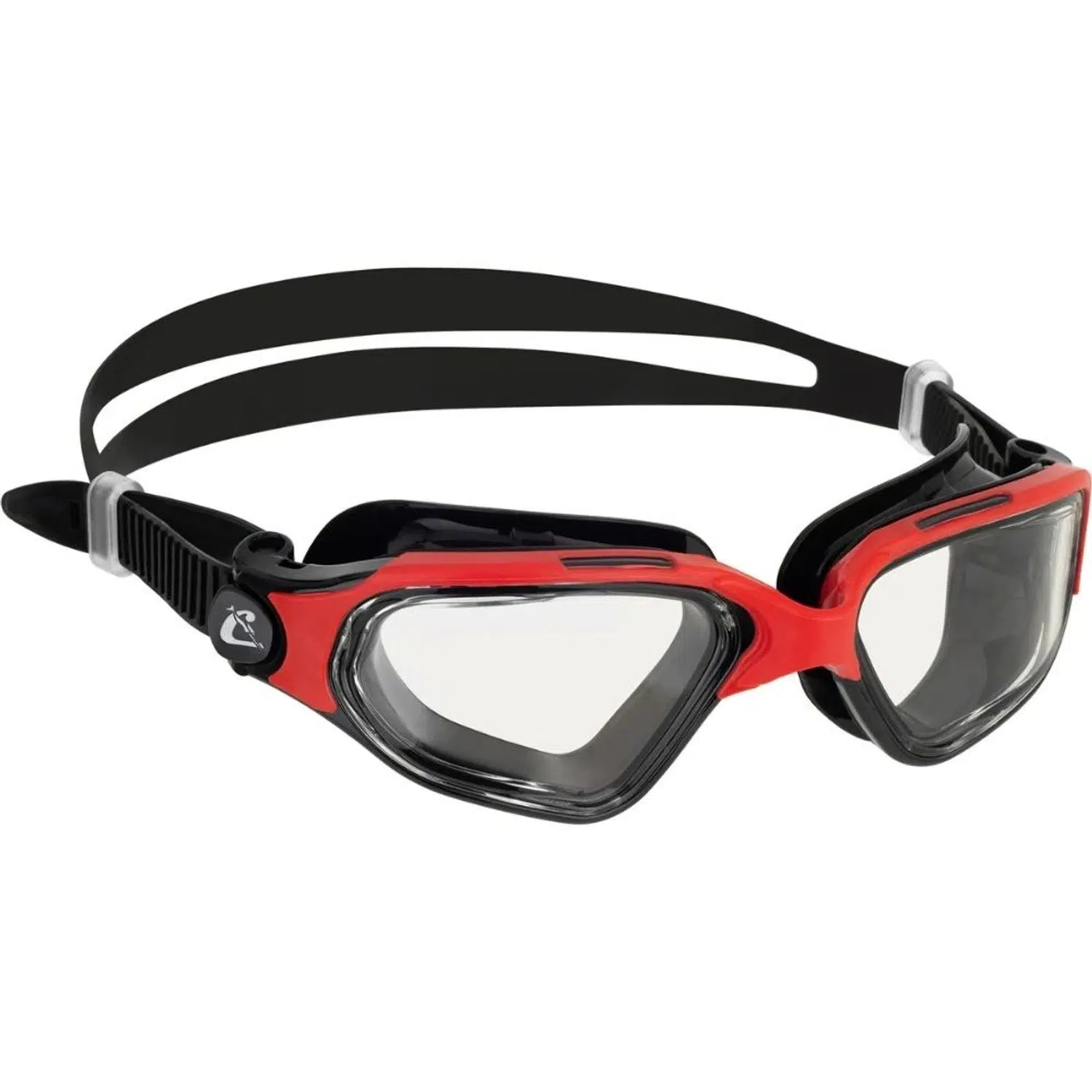 Cressi Clear Eyes Yüzücü Gözlüğü - BLACK-RED