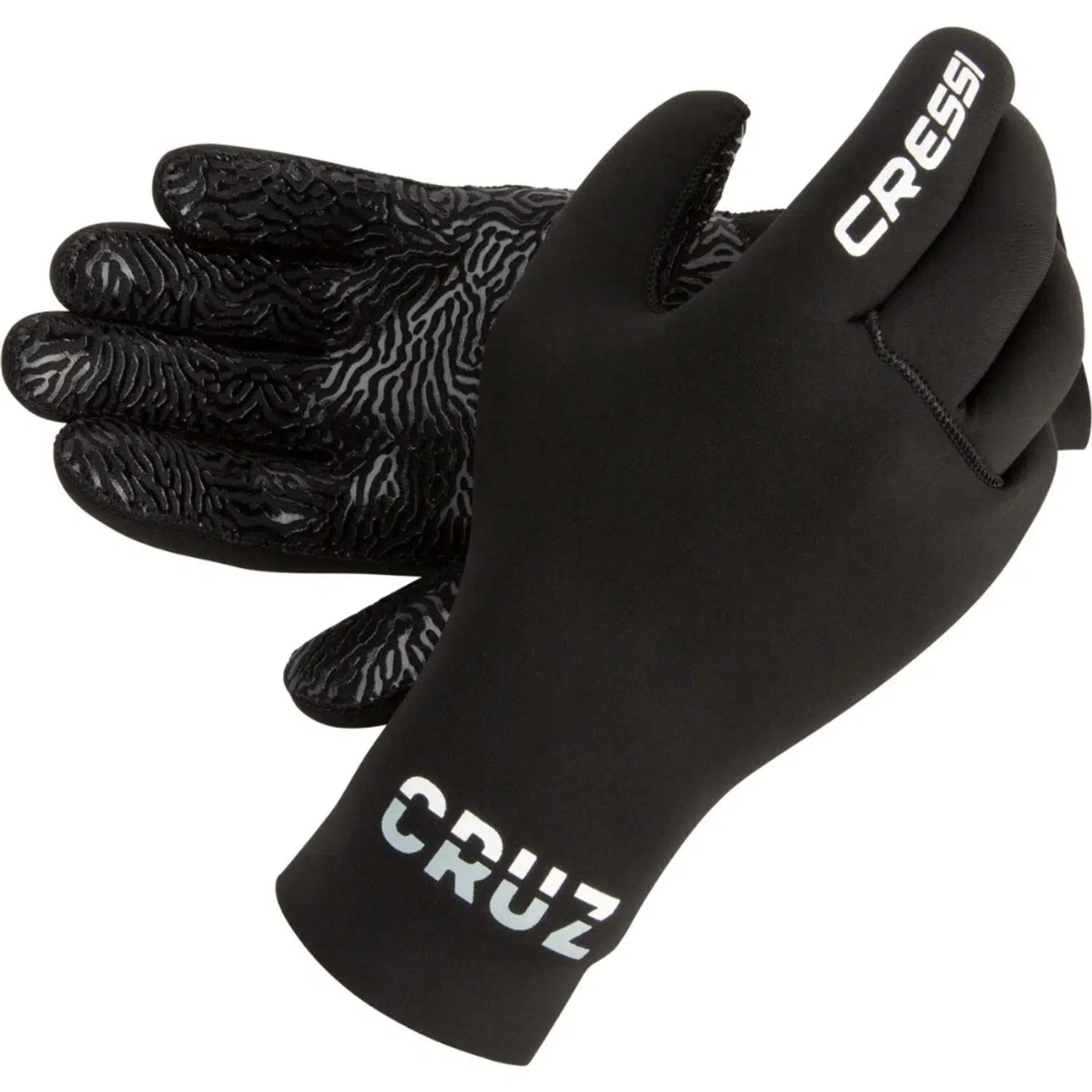 Cressi Cruz Dalış Eldiveni - BLACK