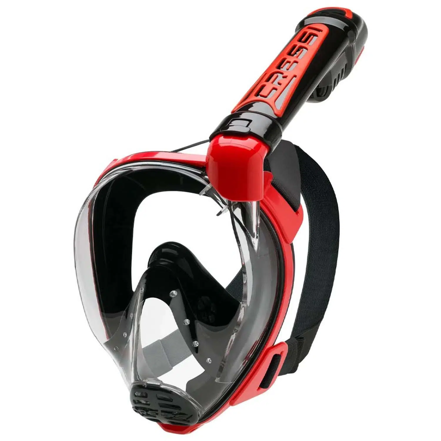 Cressi Duke Tam Yüz Maske - BLACK-RED