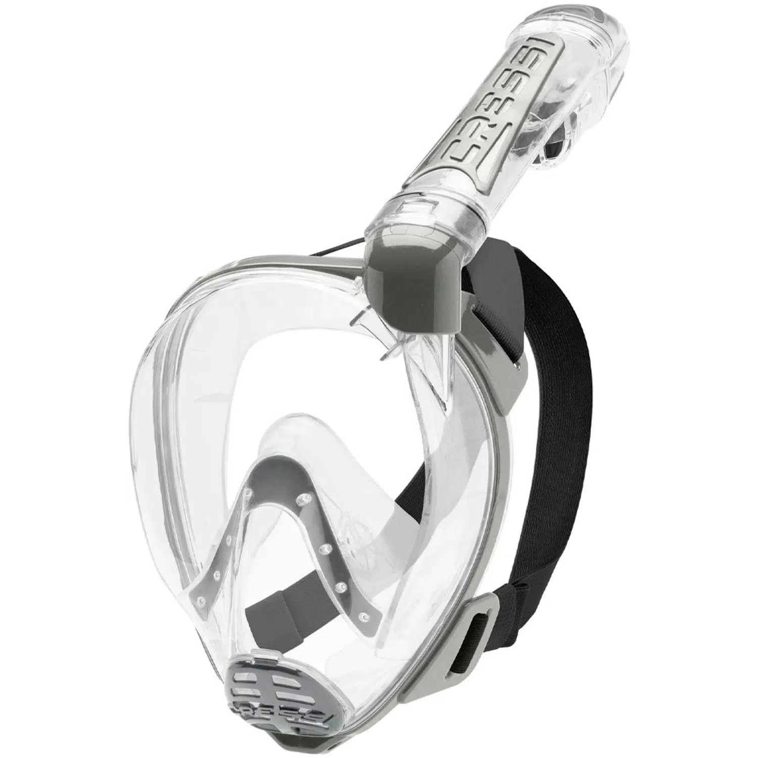 Cressi Duke Tam Yüz Maske - CLEAR-SILVER