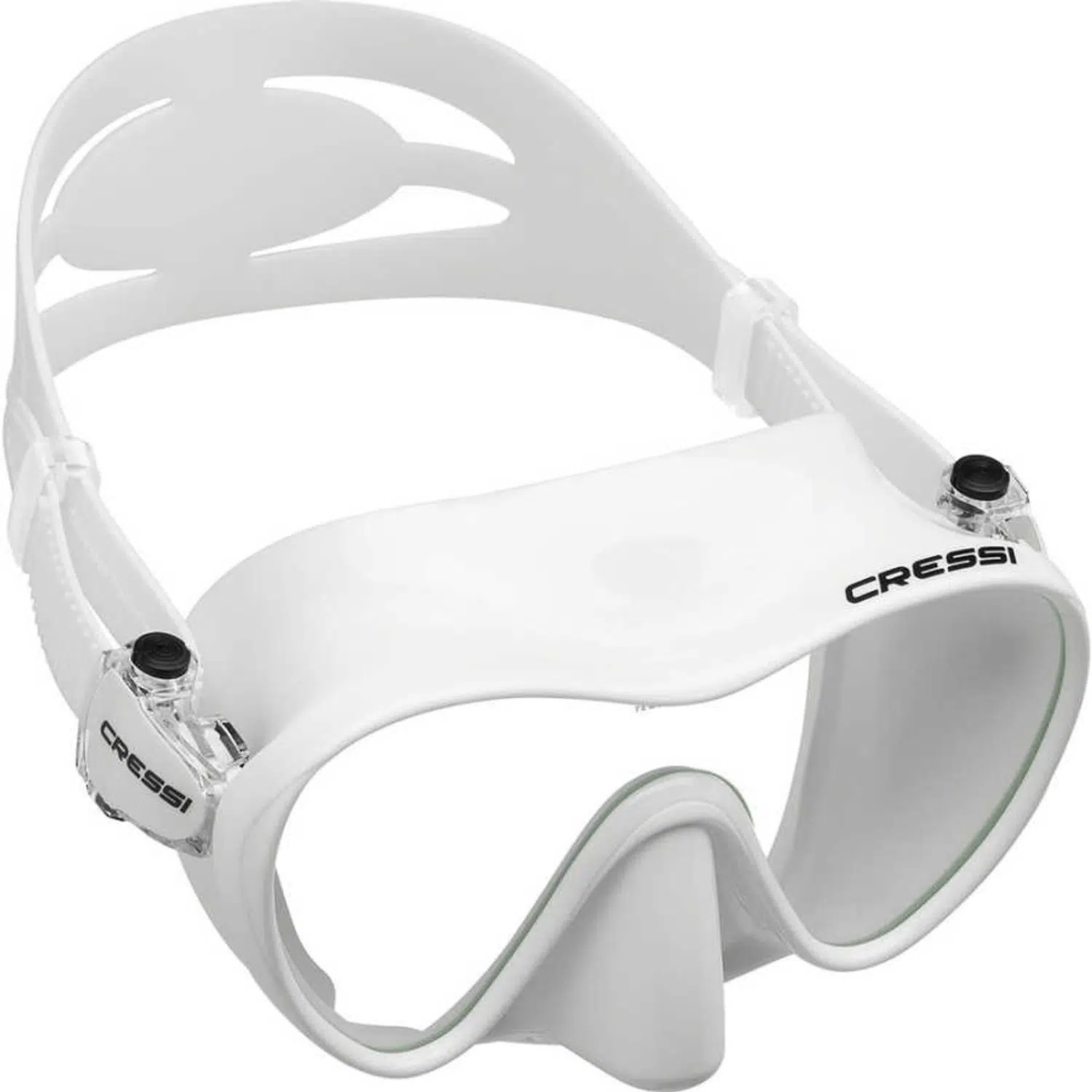 Cressi F1 Frameless Dalış Maskesi - WHITE-WHITE