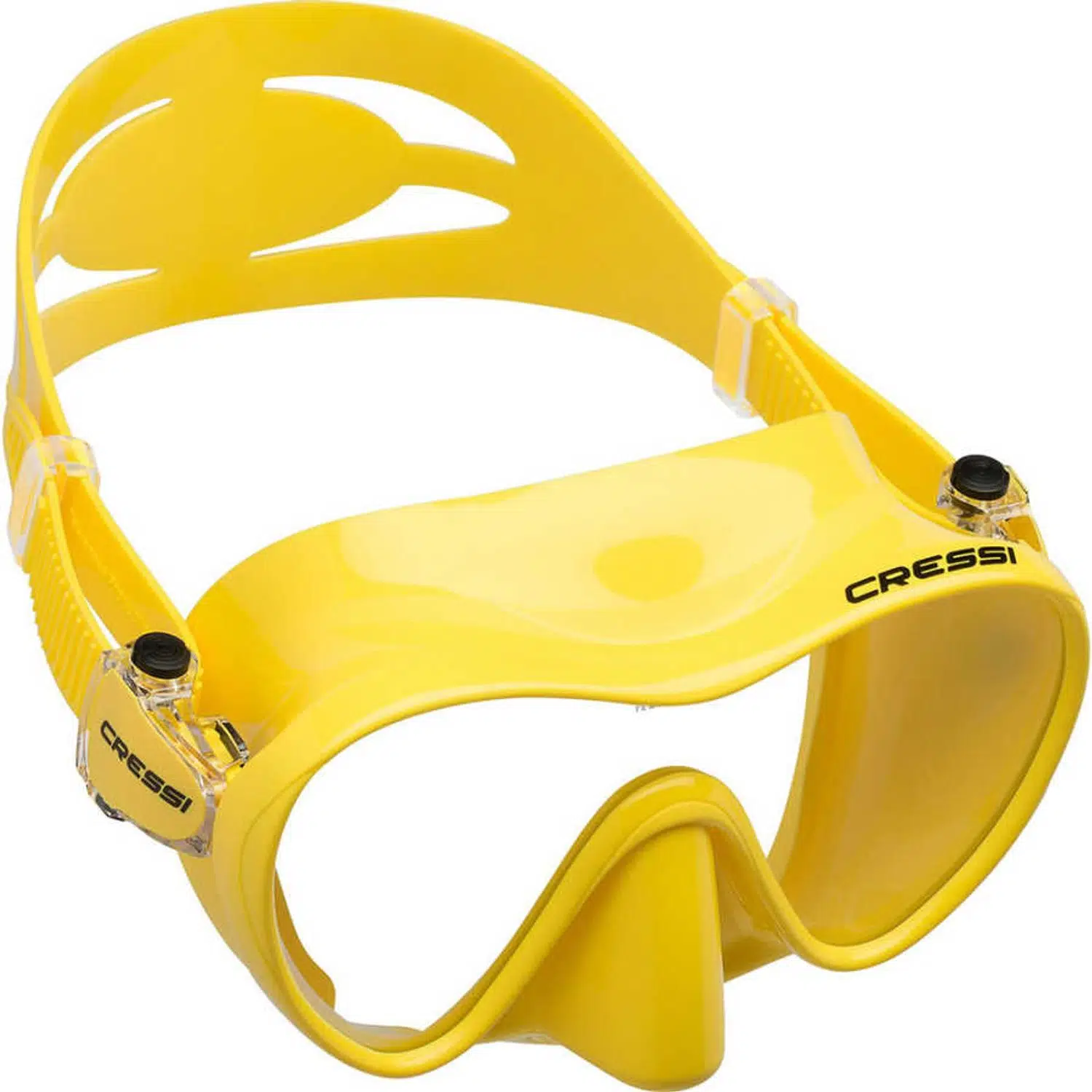 Cressi F1 Frameless Dalış Maskesi - YELLOW-YELLOW