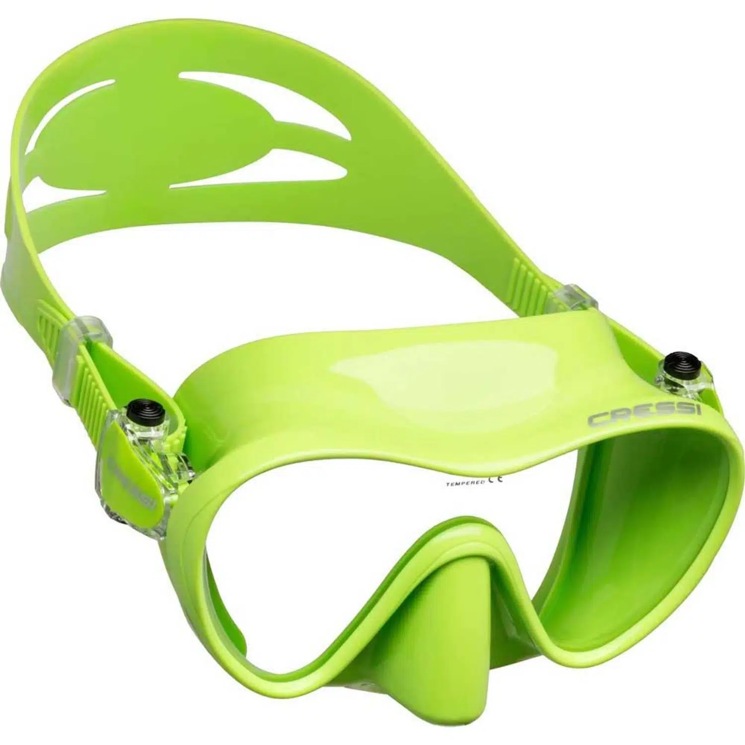 Cressi F1 Frameless Dalış Maskesi - LIME