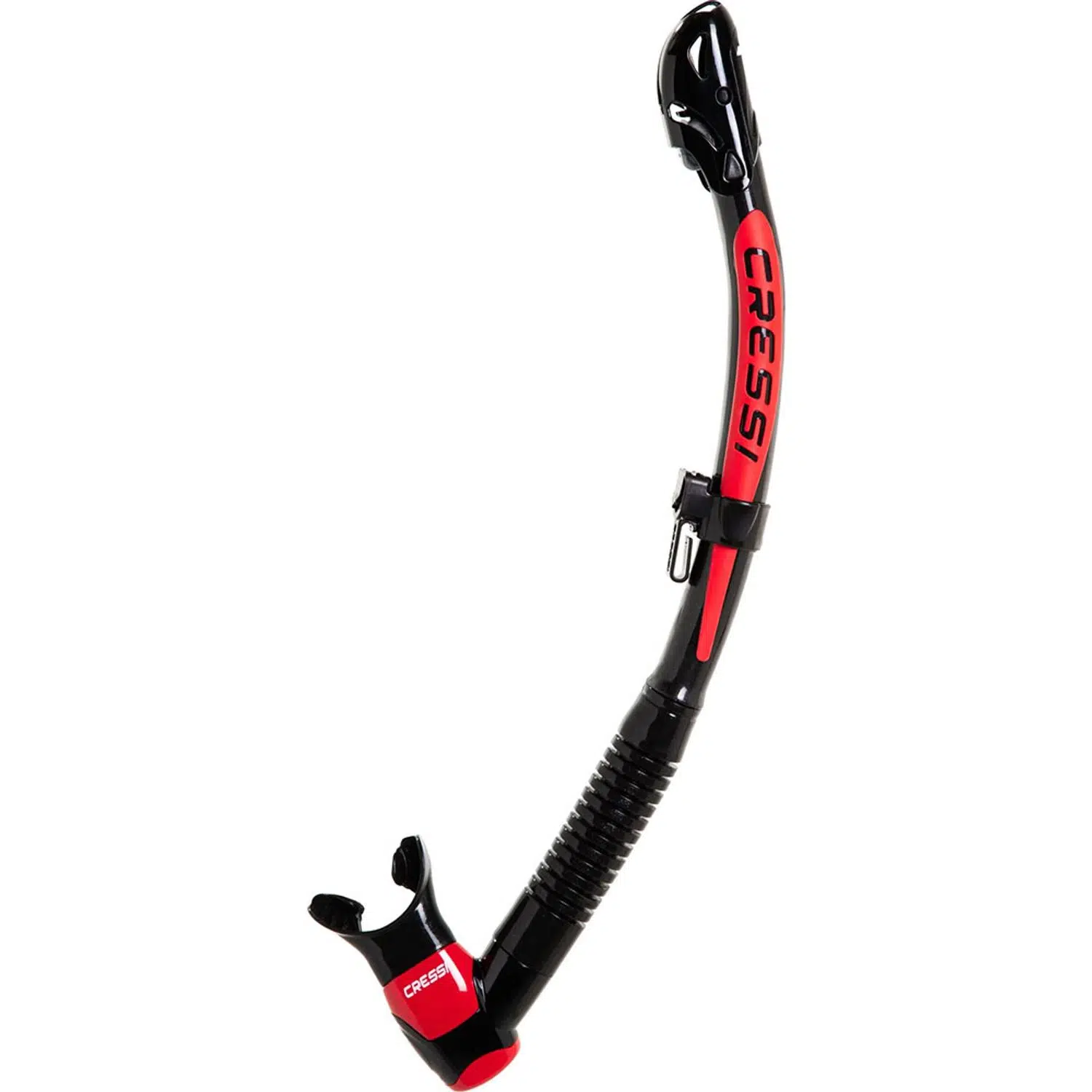 Cressi Itaca Ultra Dry Şnorkel - BLACK/RED