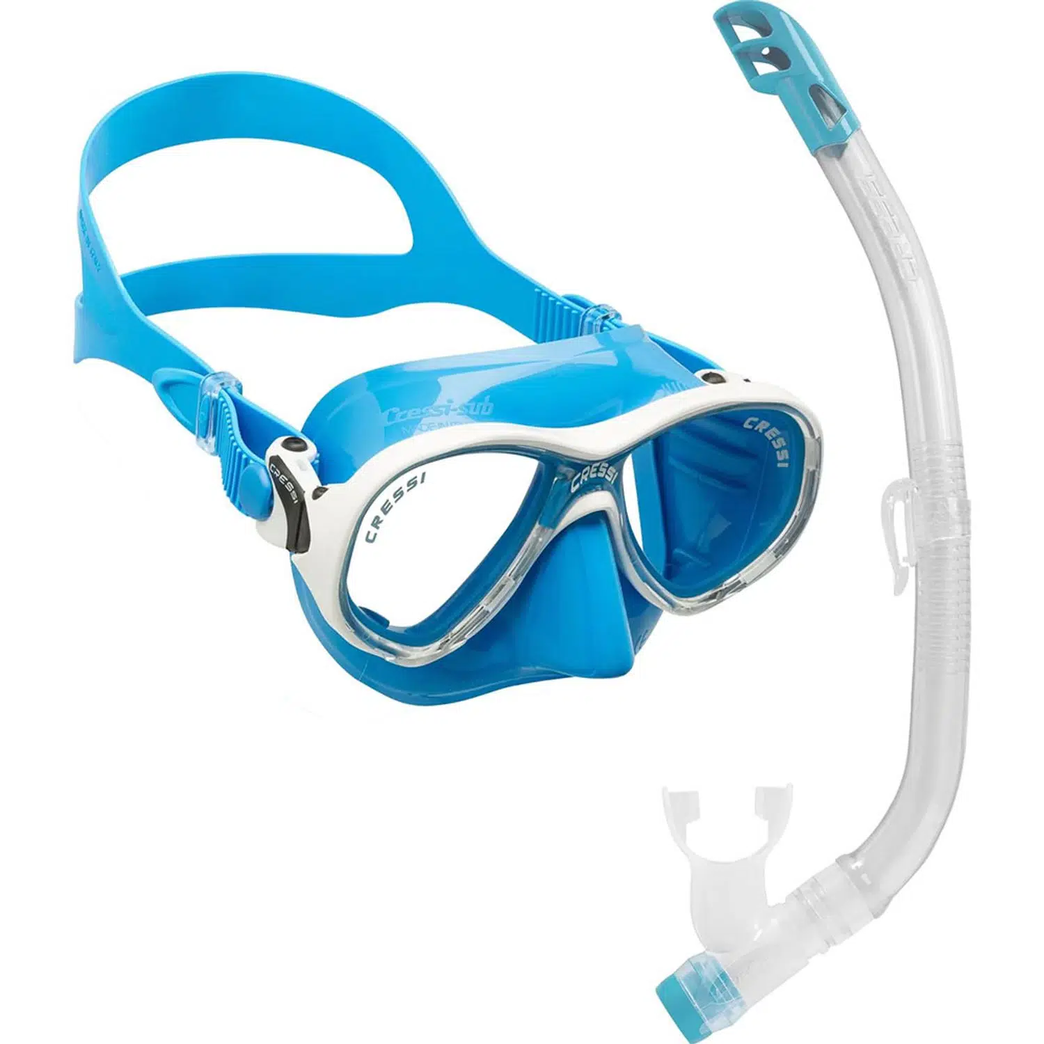 Cressi Junior Marea Maske Top Şnorkel Seti - BLUE