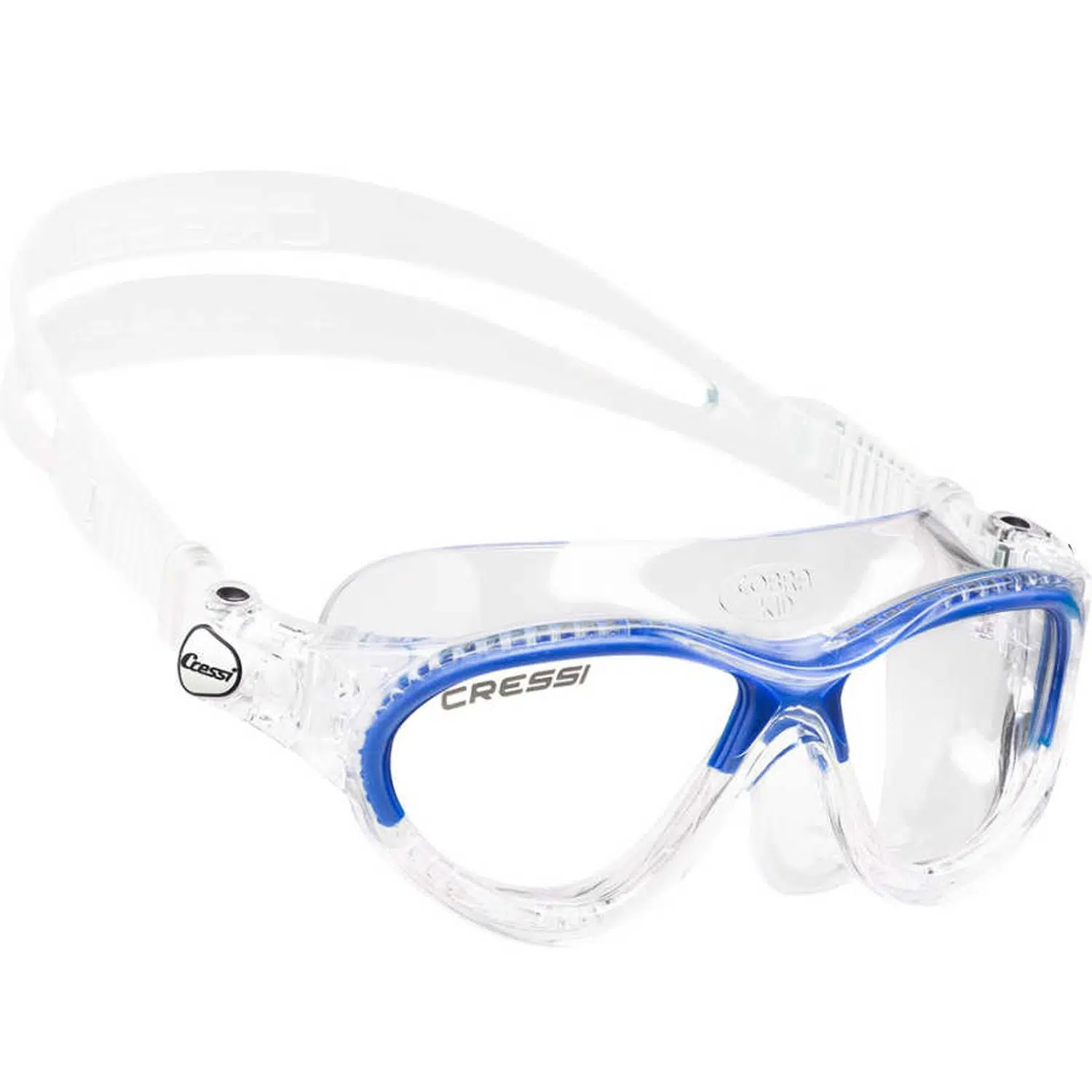 Cressi Mini Cobra Silikon Deniz Gözlüğü - CLEAR-CLEAR-BLUE