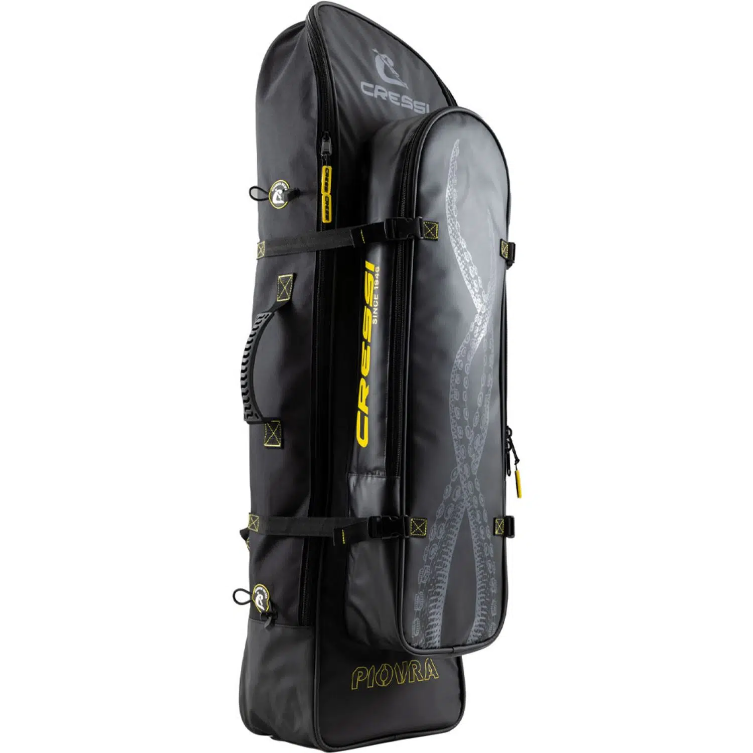 Cressi Piovra Dry Sırt Çantası - BLACK - YELLOW