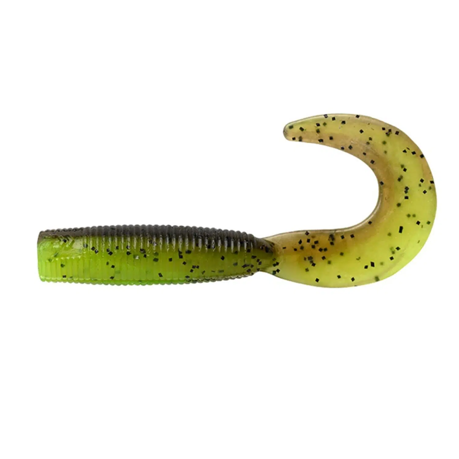 Daiwa Bait Junkie Grub 6.35cm 8 Adet Silikon Orak Kuyruk Yem - Chartreuse