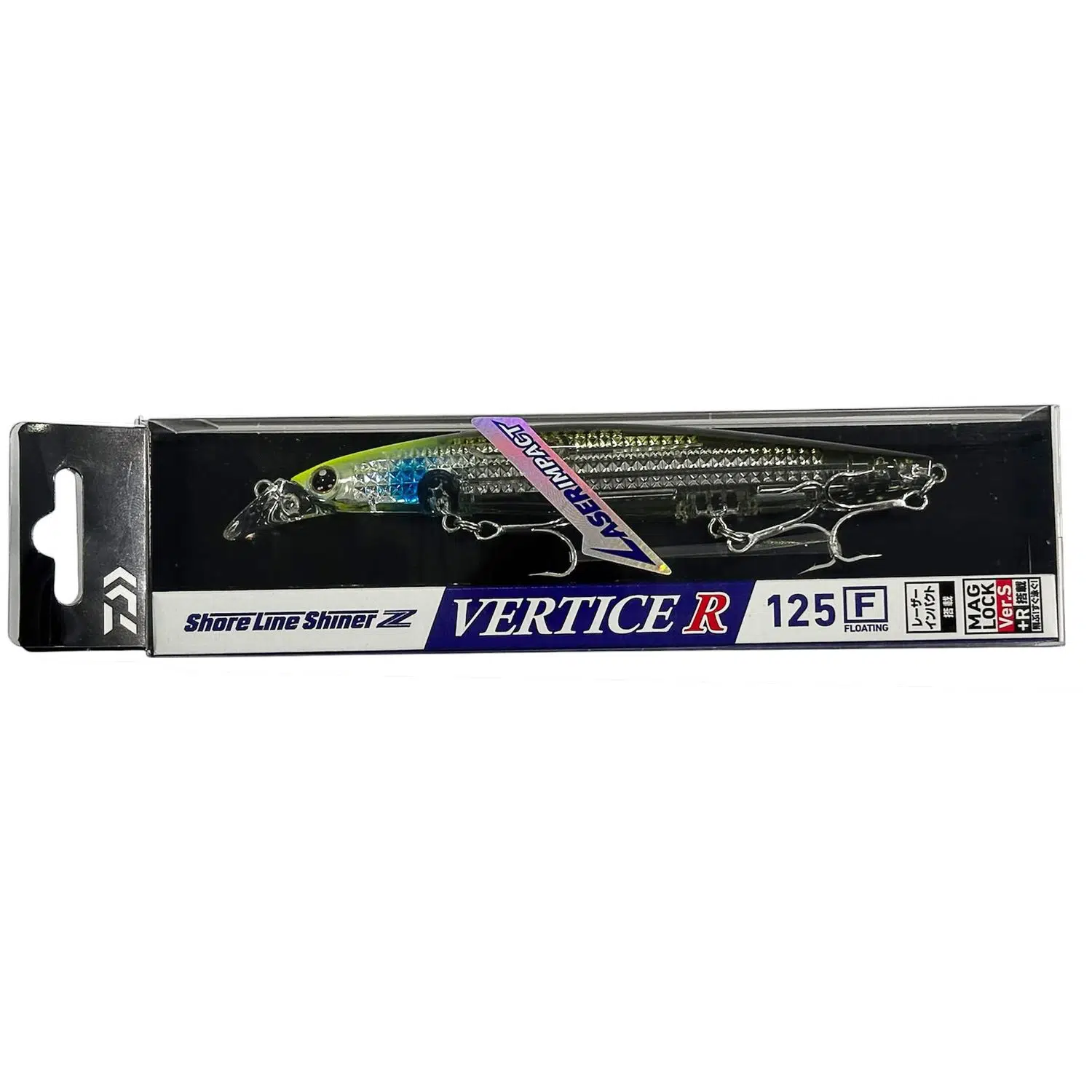Daiwa Shore Line Shiner Z Vertice R Laser İmpact 125F 12.5cm 20.5gr Maket Balık - Chart Head Inakko