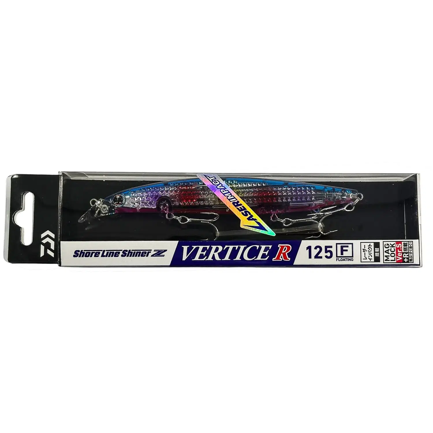 Daiwa Shore Line Shiner Z Vertice R Laser İmpact 125F 12.5cm 20.5gr Maket Balık - Blue Pin Marble