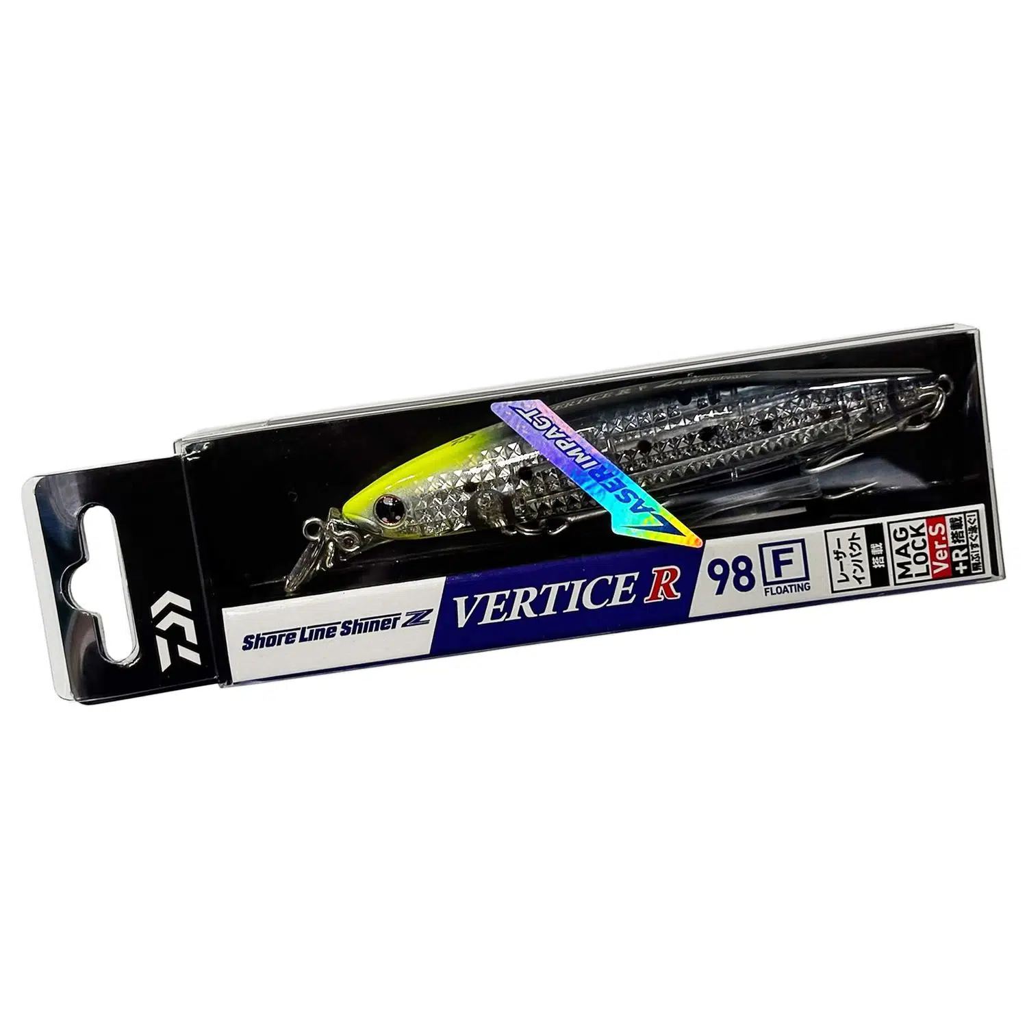 Daiwa Shore Line Shiner Z Vertice R Laser İmpact 98F 9.8cm 16.2gr Maket Balık - Chart Head Iwashi