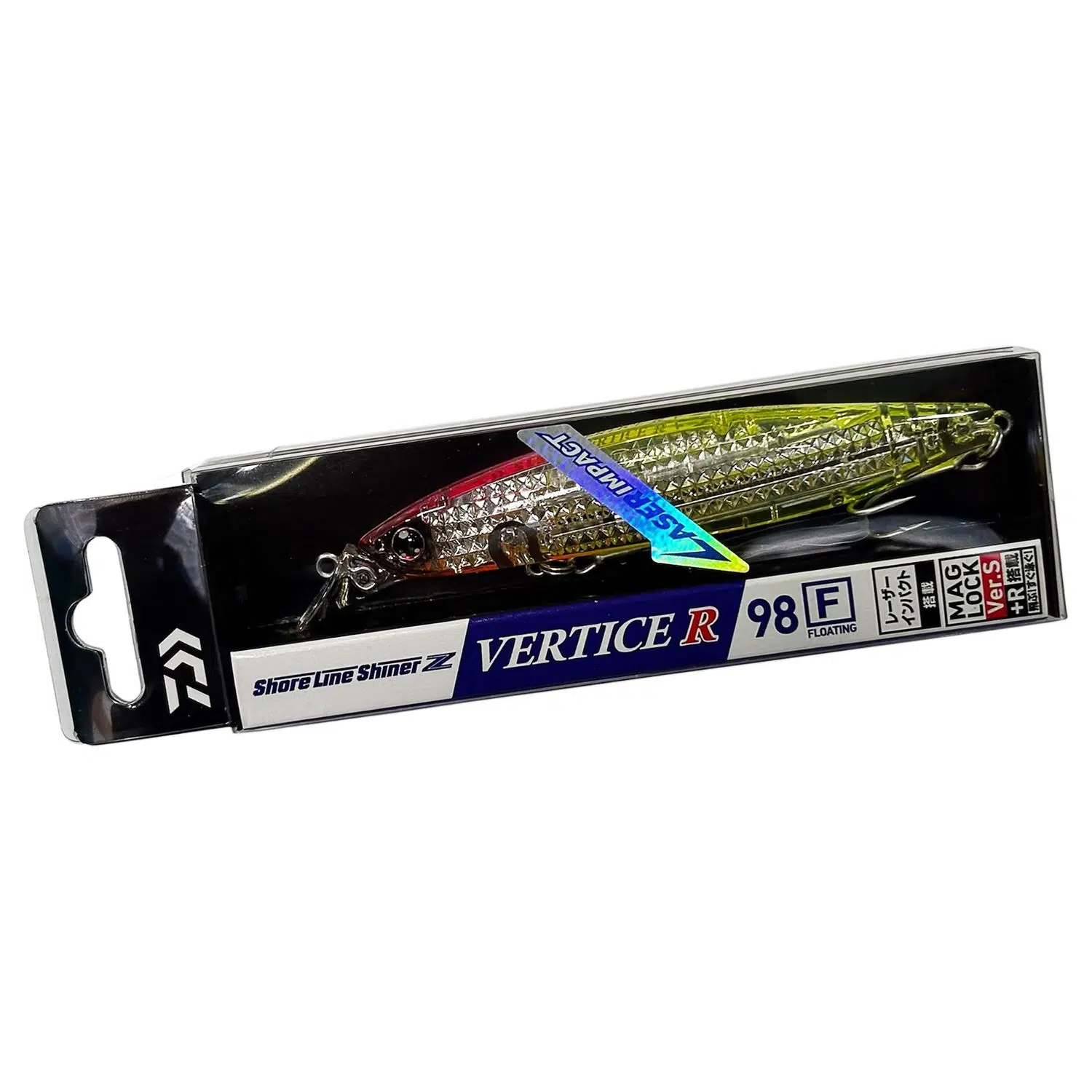 Daiwa Shore Line Shiner Z Vertice R Laser İmpact 98F 9.8cm 16.2gr Maket Balık - Pink Head Clear Chart