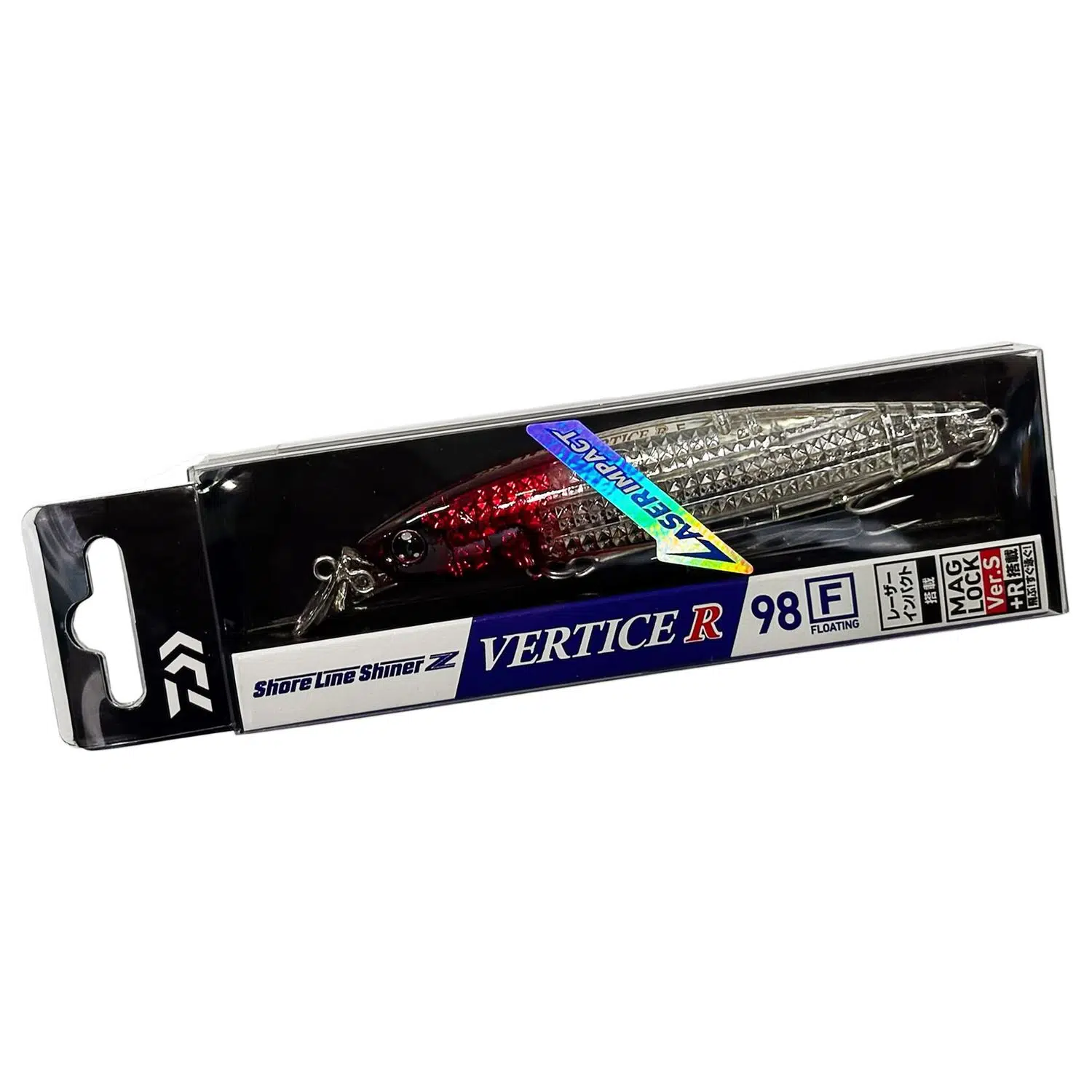 Daiwa Shore Line Shiner Z Vertice R Laser İmpact 98F 9.8cm 16.2gr Maket Balık - Red Head
