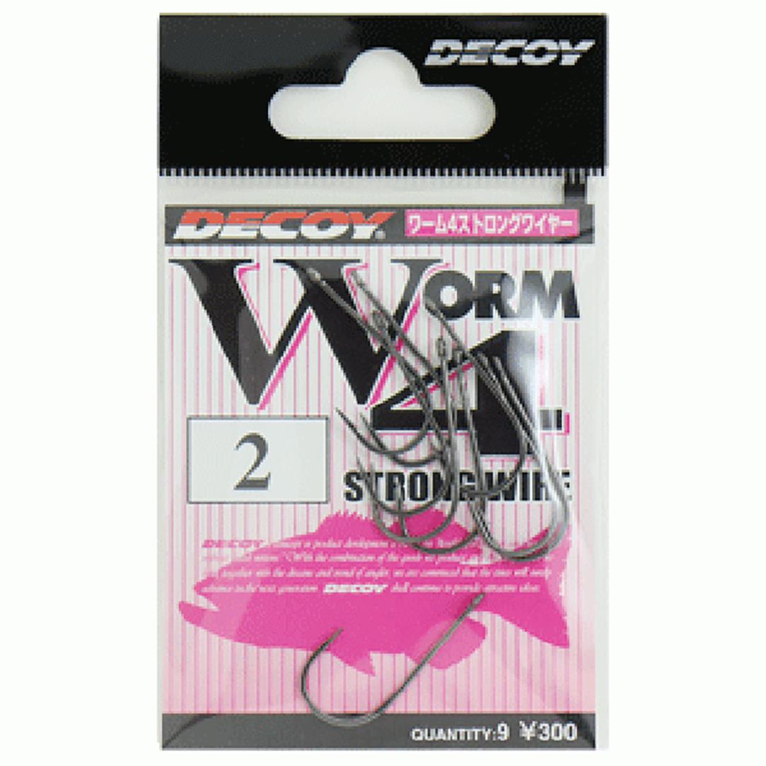 En ucuz Decoy Worm4 Strong Wire Çentikli NS Black Uzun İğne