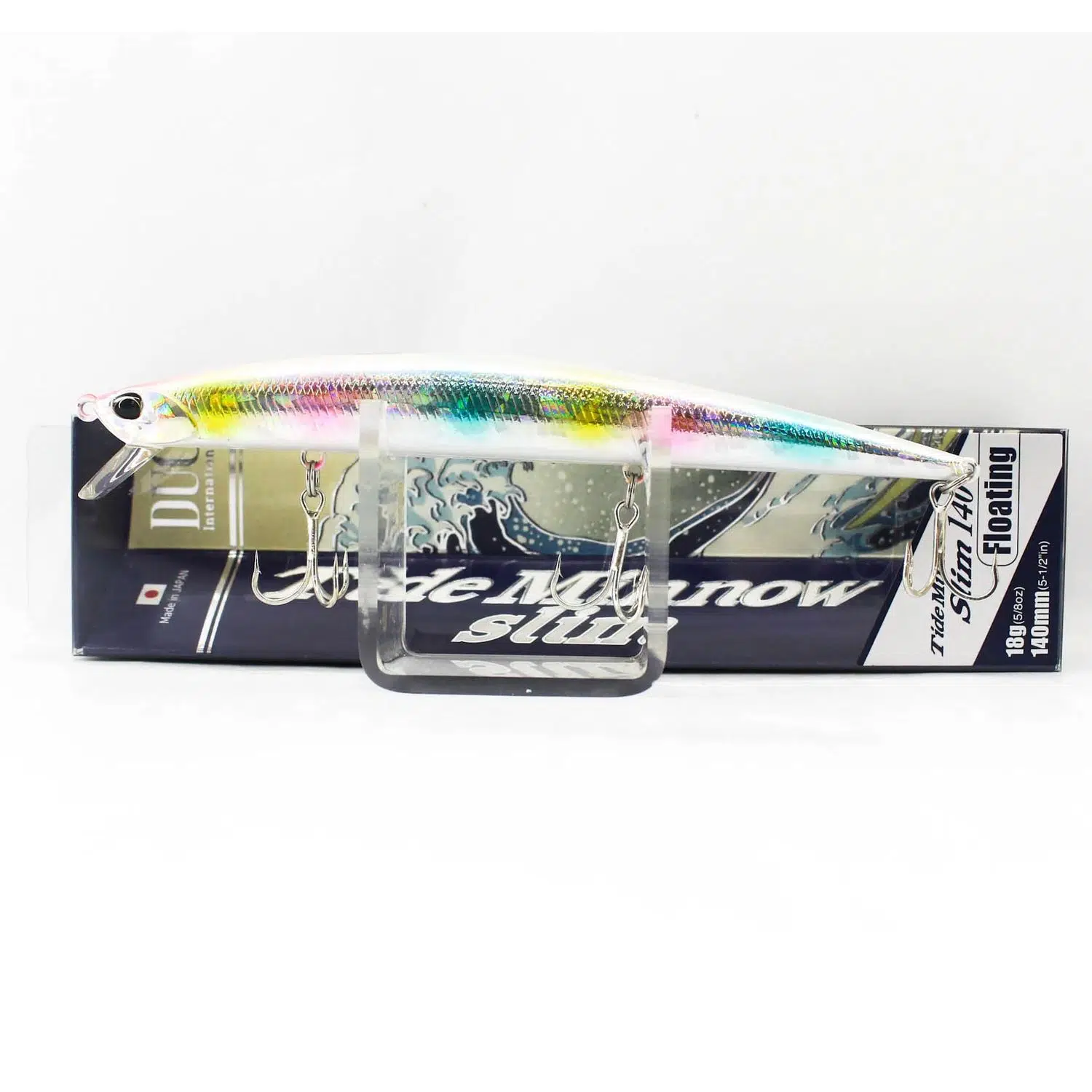 Duo Tide Minnow Slim 140F 14cm Floating 18gr Floating Maket Balık - AKA0002 Rainbow