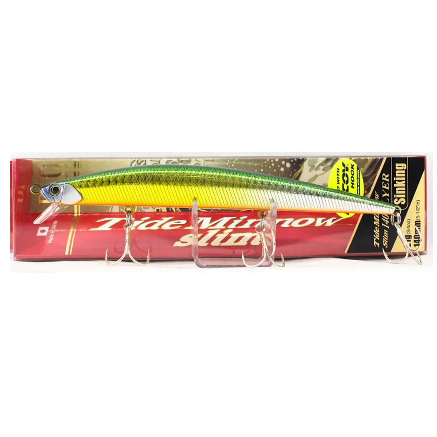 Duo Tide Minnow Slim Flyer 140S 14cm 21gr Sinking Maket Balık - CBA0344 Green Gold Fusion