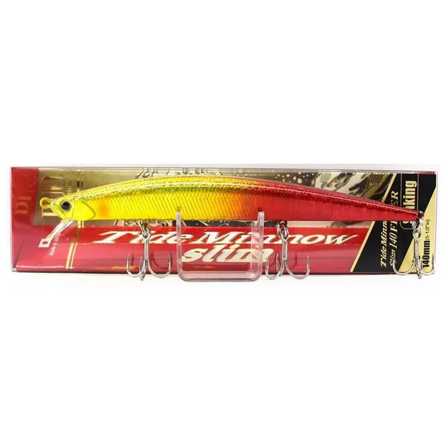 Duo Tide Minnow Slim Flyer 140S 14cm 21gr Sinking Maket Balık - CPA0638 Gold Rainbow