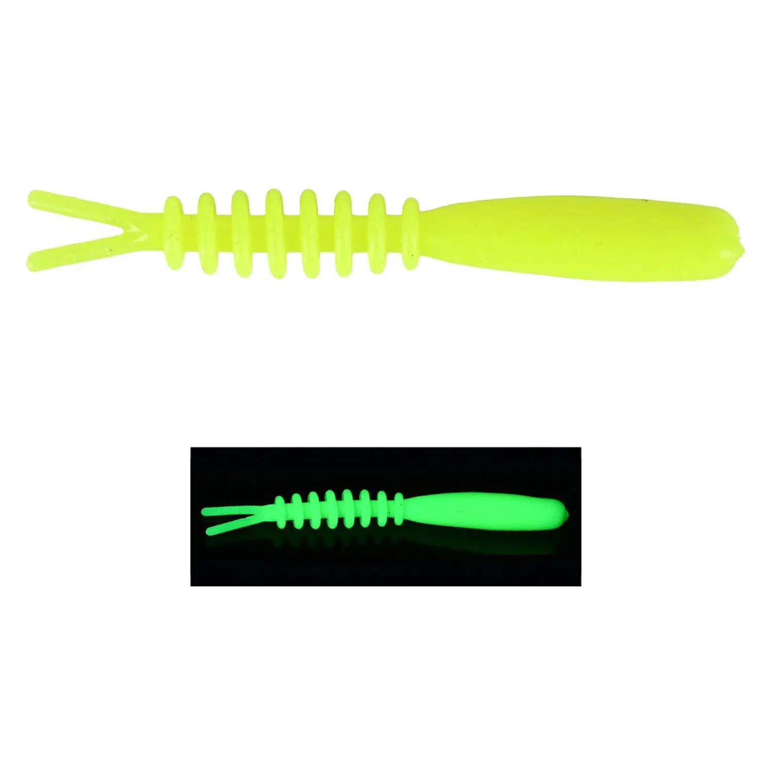 Fujin Bio Meru 4.2cm 18 Adet Floating Sıvılı Kokulu LRF Silikonu - Chartreuse Fluo UV