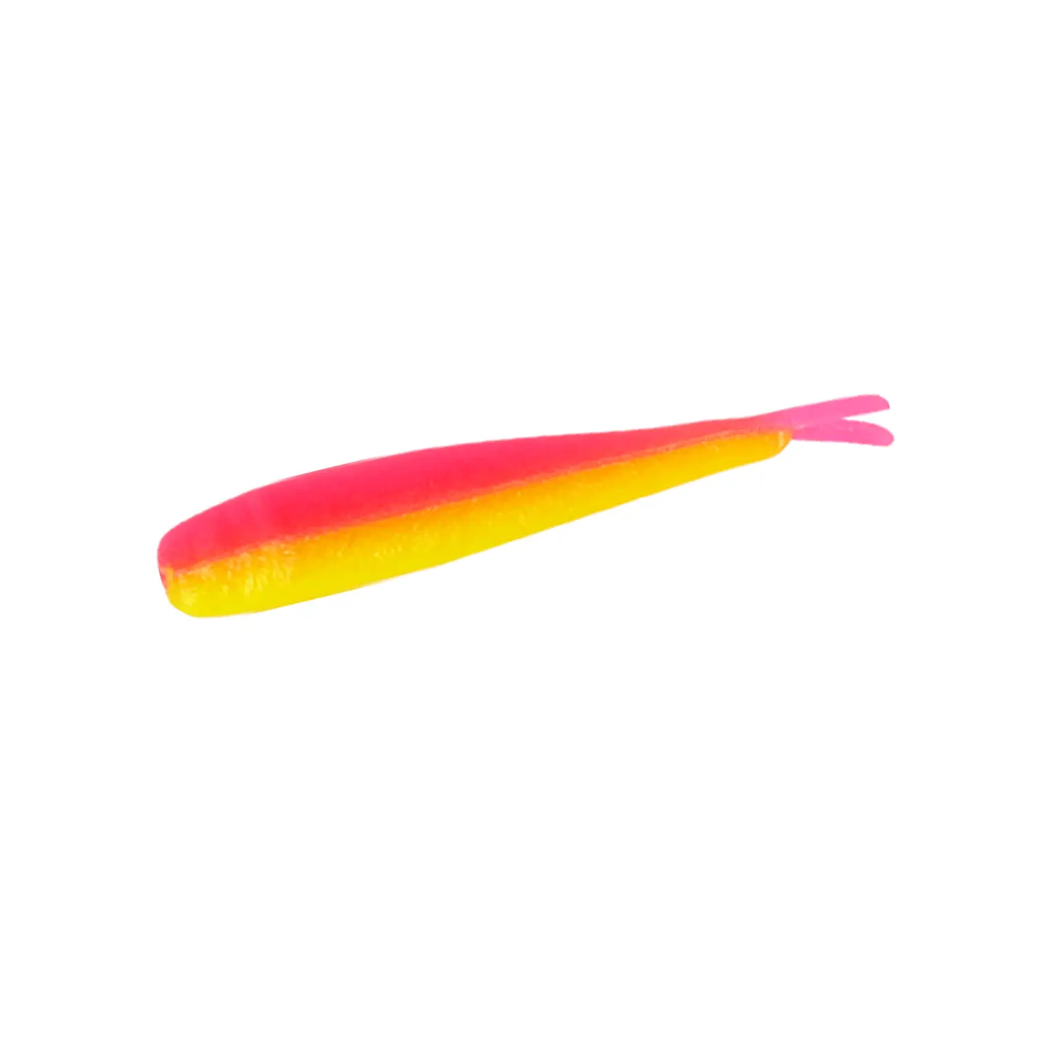 Fujin Bio Minnow 3.7cm 25 Adet Floating Sıvılı Kokulu LRF Silikonu - UV Fushia Yellow