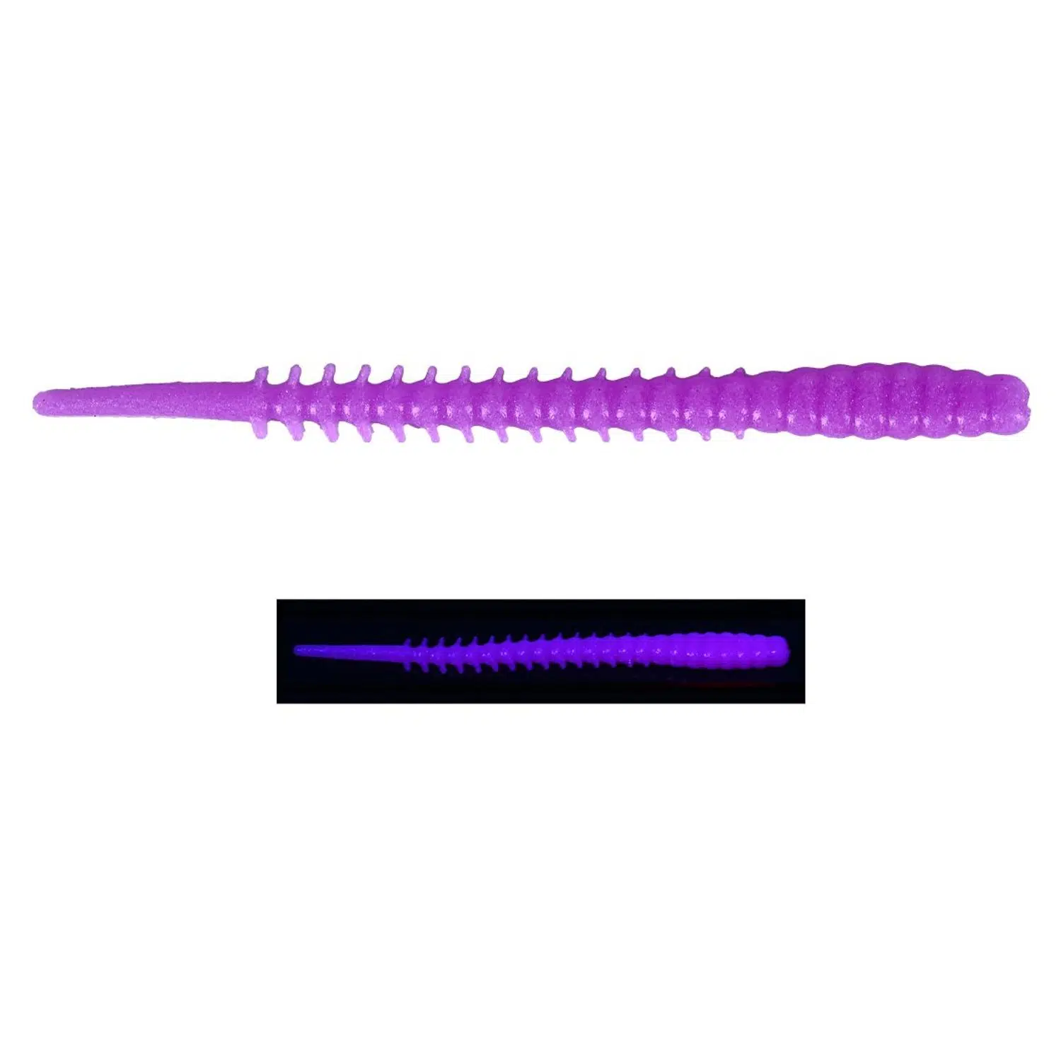 Fujin Bio Worm 6cm 18 Adet Floating Sıvılı Kokulu LRF Silikonu - Purple
