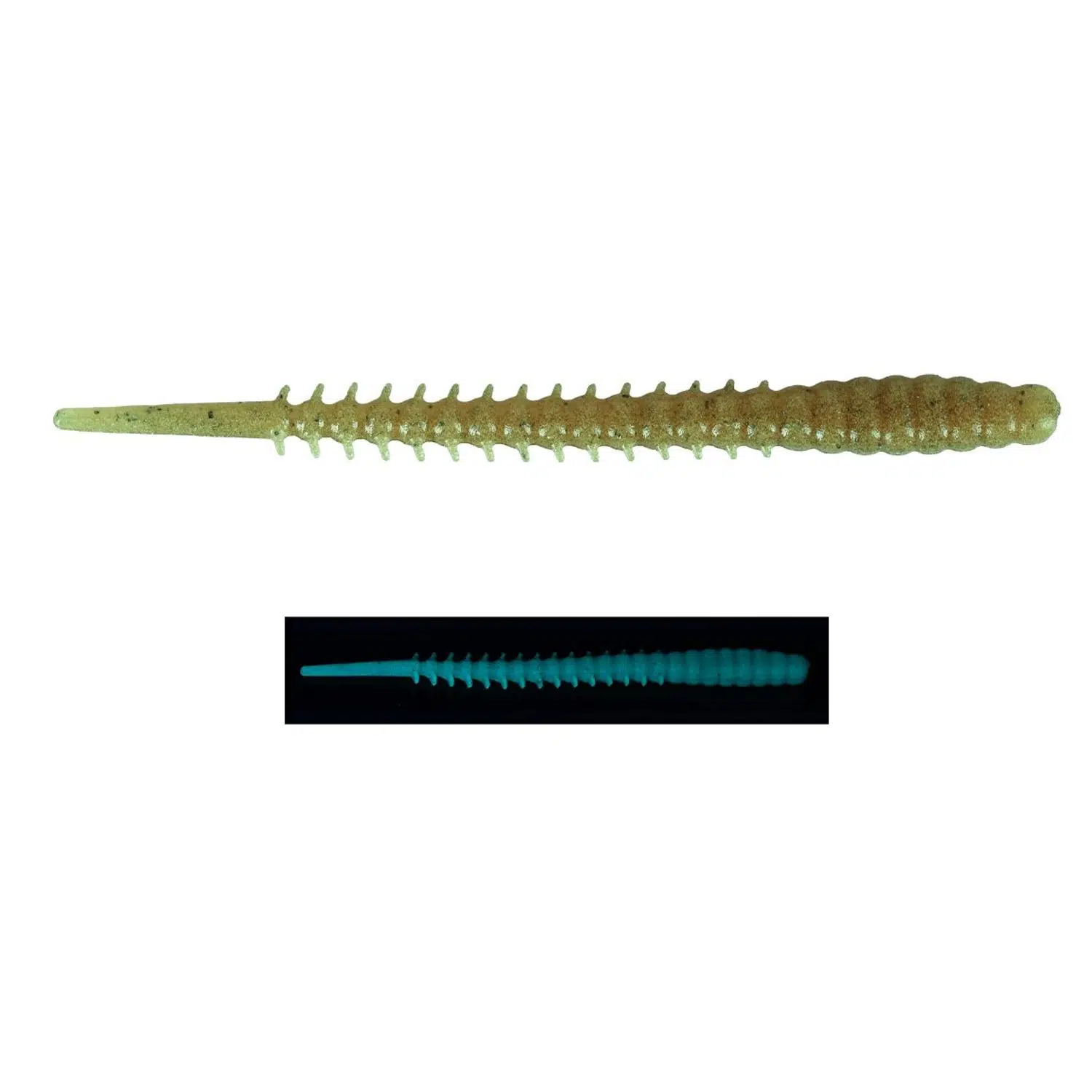Fujin Bio Worm 6cm 18 Adet Floating Sıvılı Kokulu LRF Silikonu - Natural UV