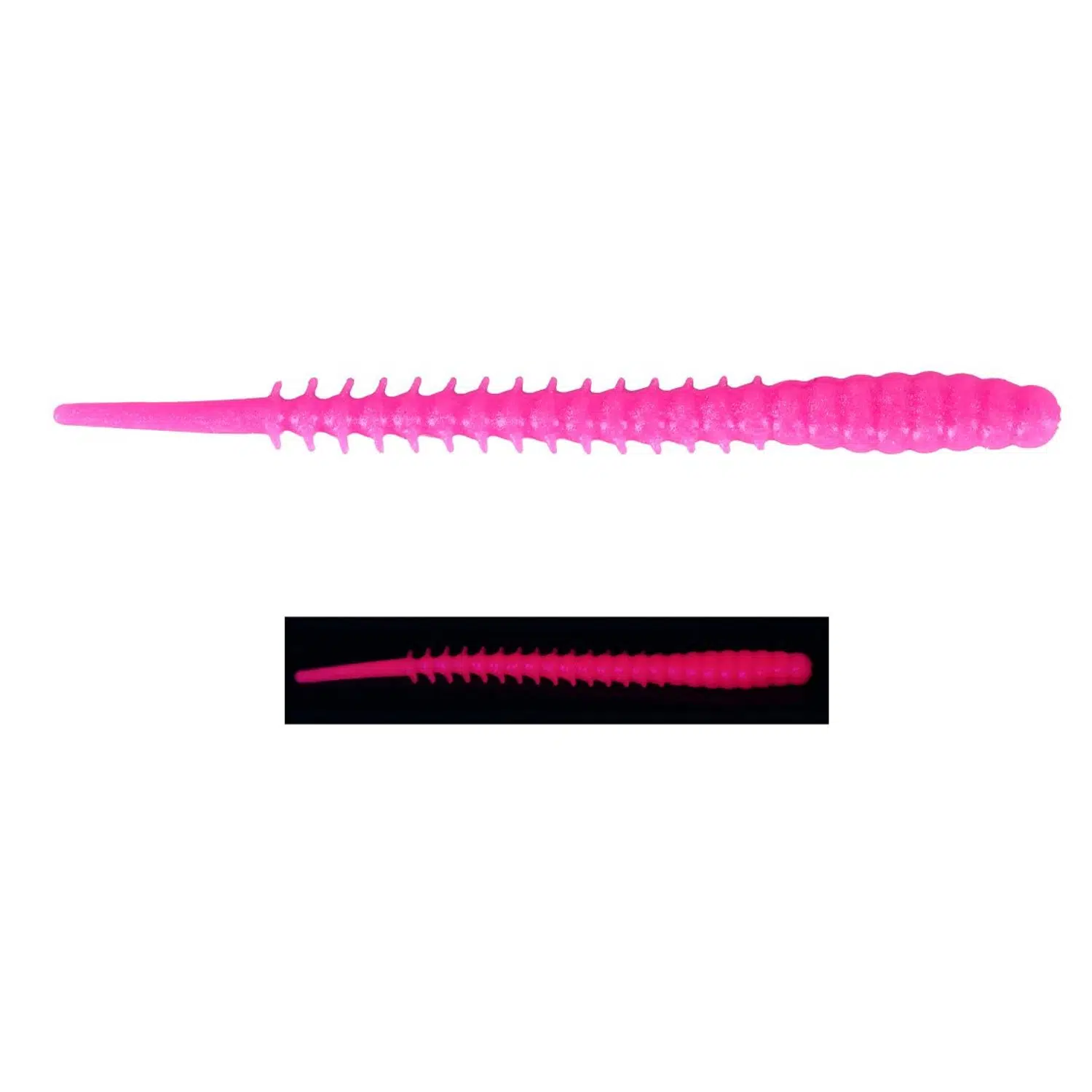 Fujin Bio Worm 6cm 18 Adet Floating Sıvılı Kokulu LRF Silikonu - Fushia UV