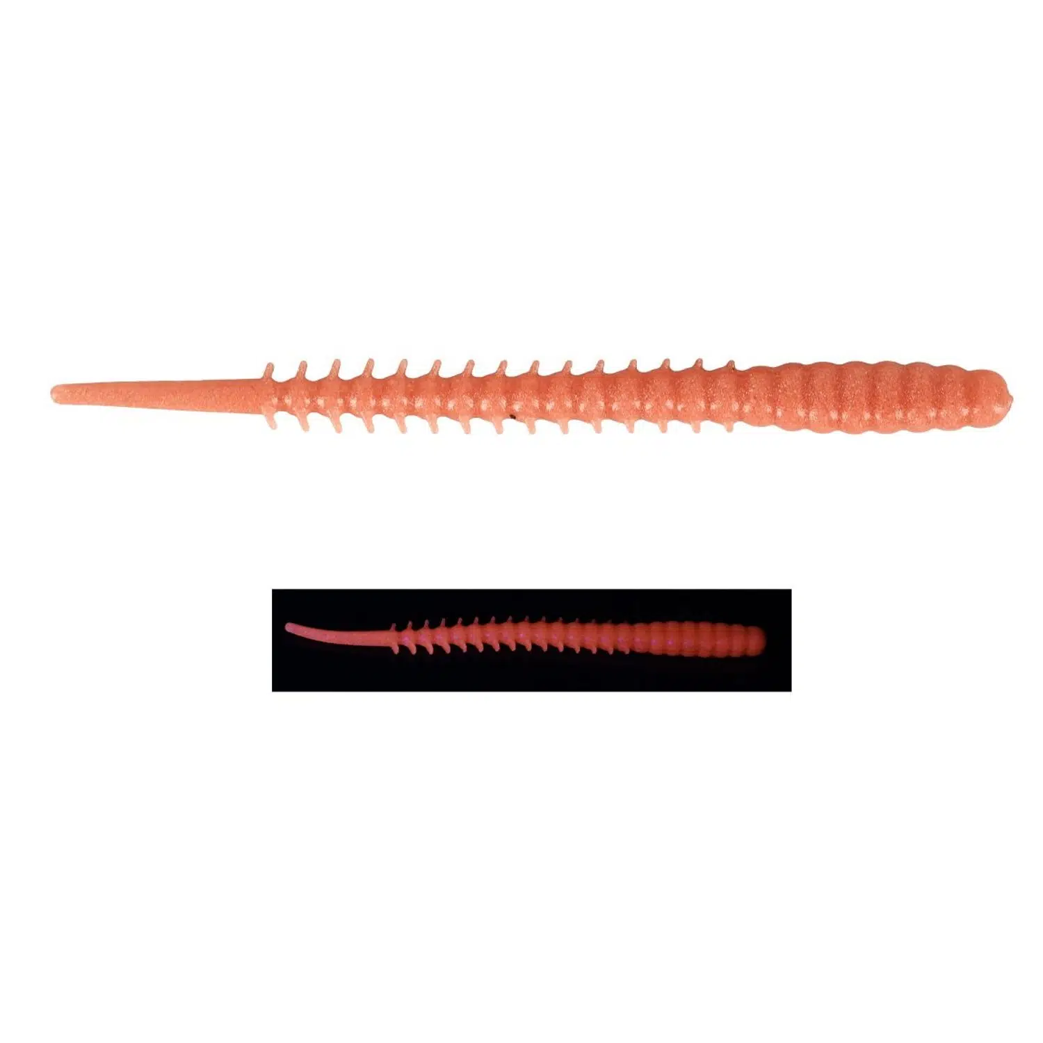 Fujin Bio Worm 6cm 18 Adet Floating Sıvılı Kokulu LRF Silikonu - Bronze UV