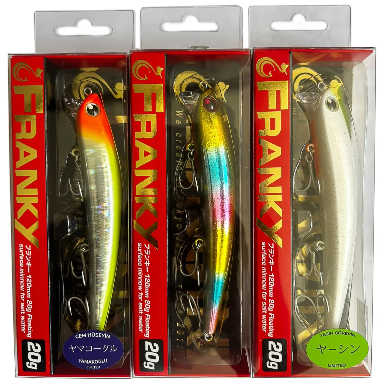 Longin Franky 120mm 20gr Floating Maket Balık Set 2 (Sadece Havale)