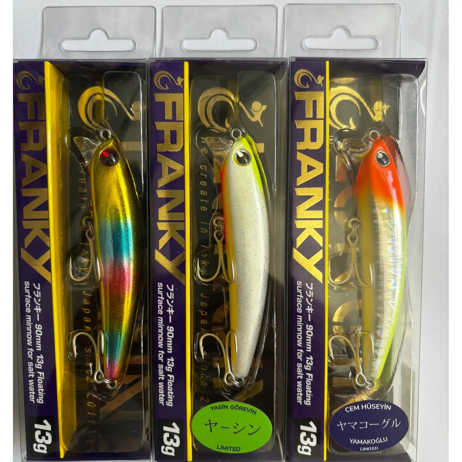 Longin Franky 90mm 13gr Floating Maket Balık Set 3 (Sadece Havale)