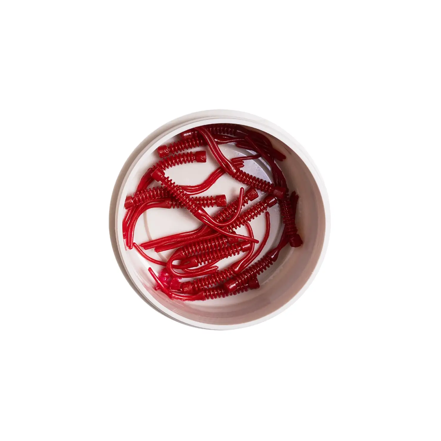 Pandora Box Shaky 5cm 15 Adet LRF Silikonu - Red Berry