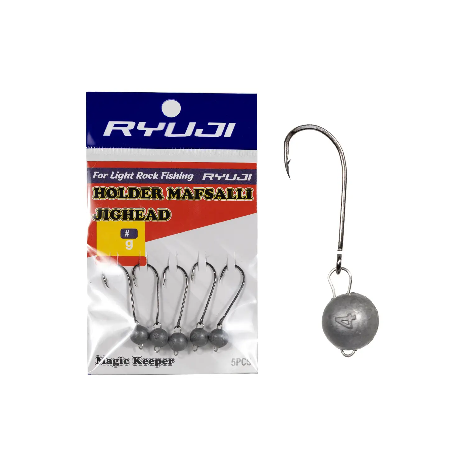 Ryuji Holder 5 Adet Mafsallı Jig Head
