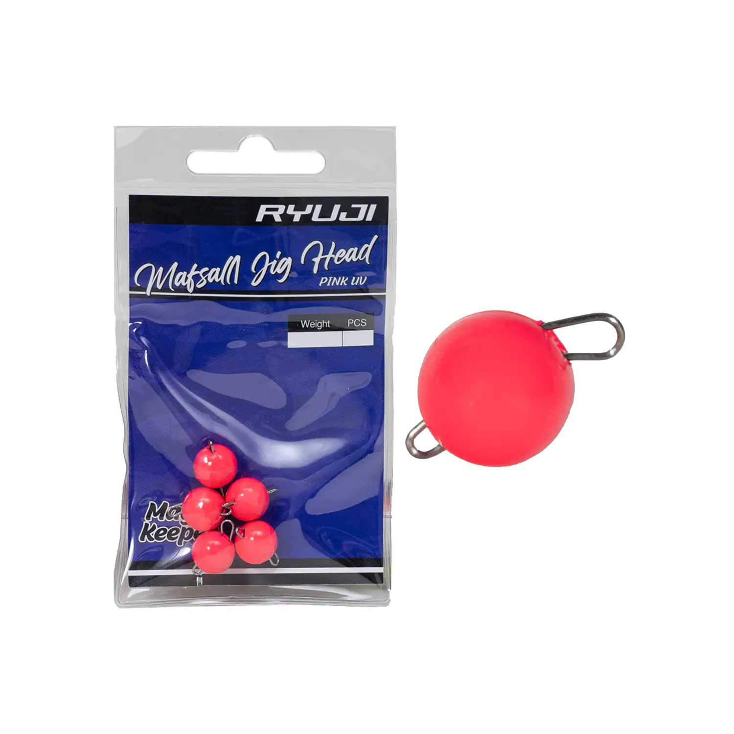Ryuji Mafsallı 5 Adet Pink (UV) Jig Head Kurşunu