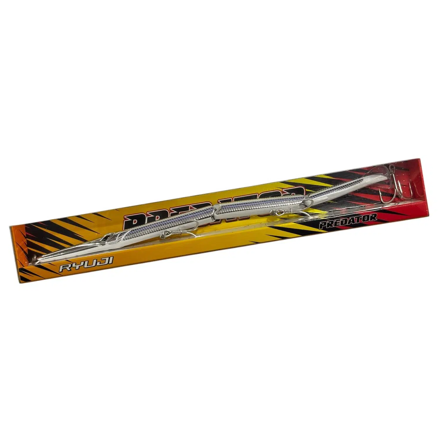 Ryuji Predator 25.5cm 30.6gr Sinking Maket Balık - UV Chrome