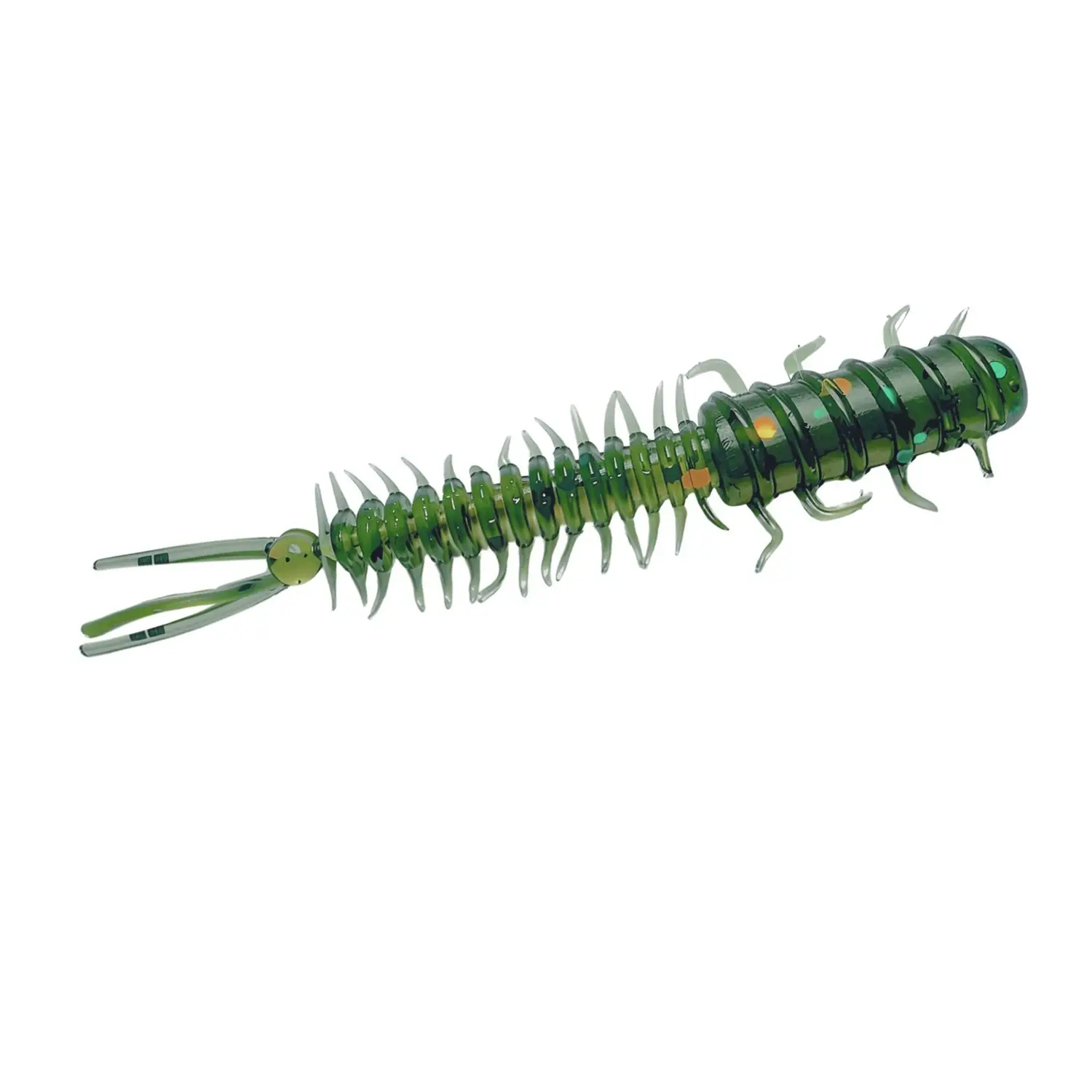 Sensei Mushi 4.5 cm 10 Adet Lrf (Aji) Silikonu - SM-Dark Green