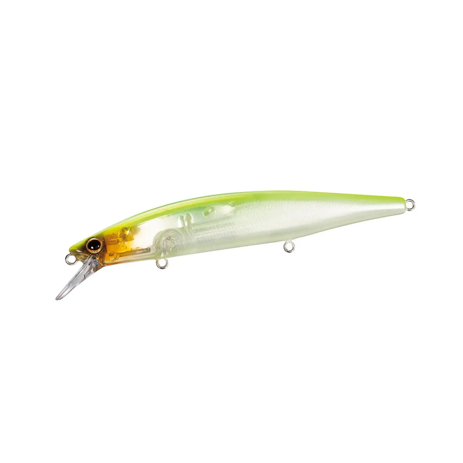 Shimano World Minnow Flash Boost Jerkbait - Chartreuse Head 115mm (WM115SPCH)
