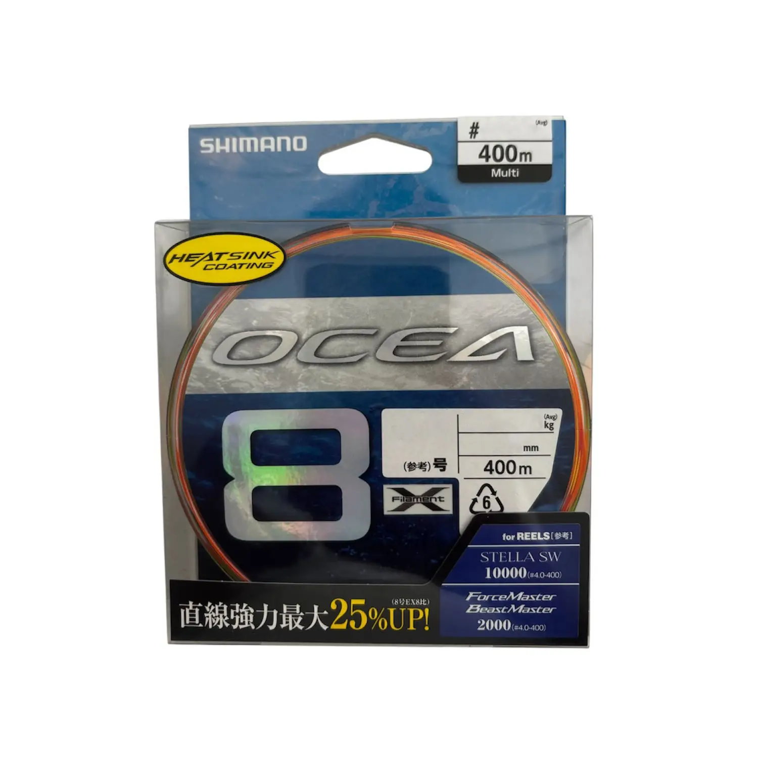 Shimano Ocea 8 Pe 400m Multicolor Örgü - İp Misina