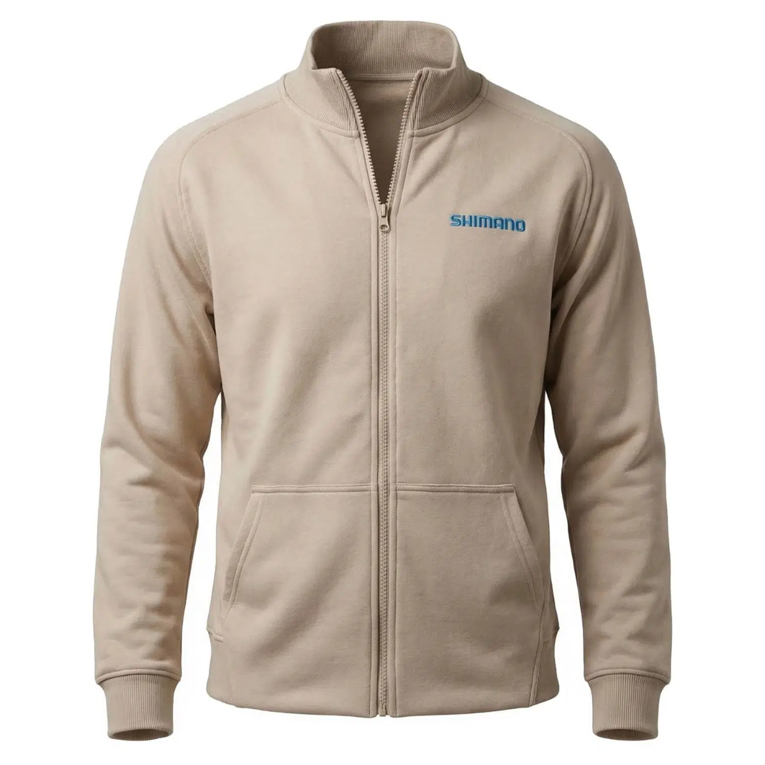 Shimano Zipper Sweatshirt Fermuarlı Beige