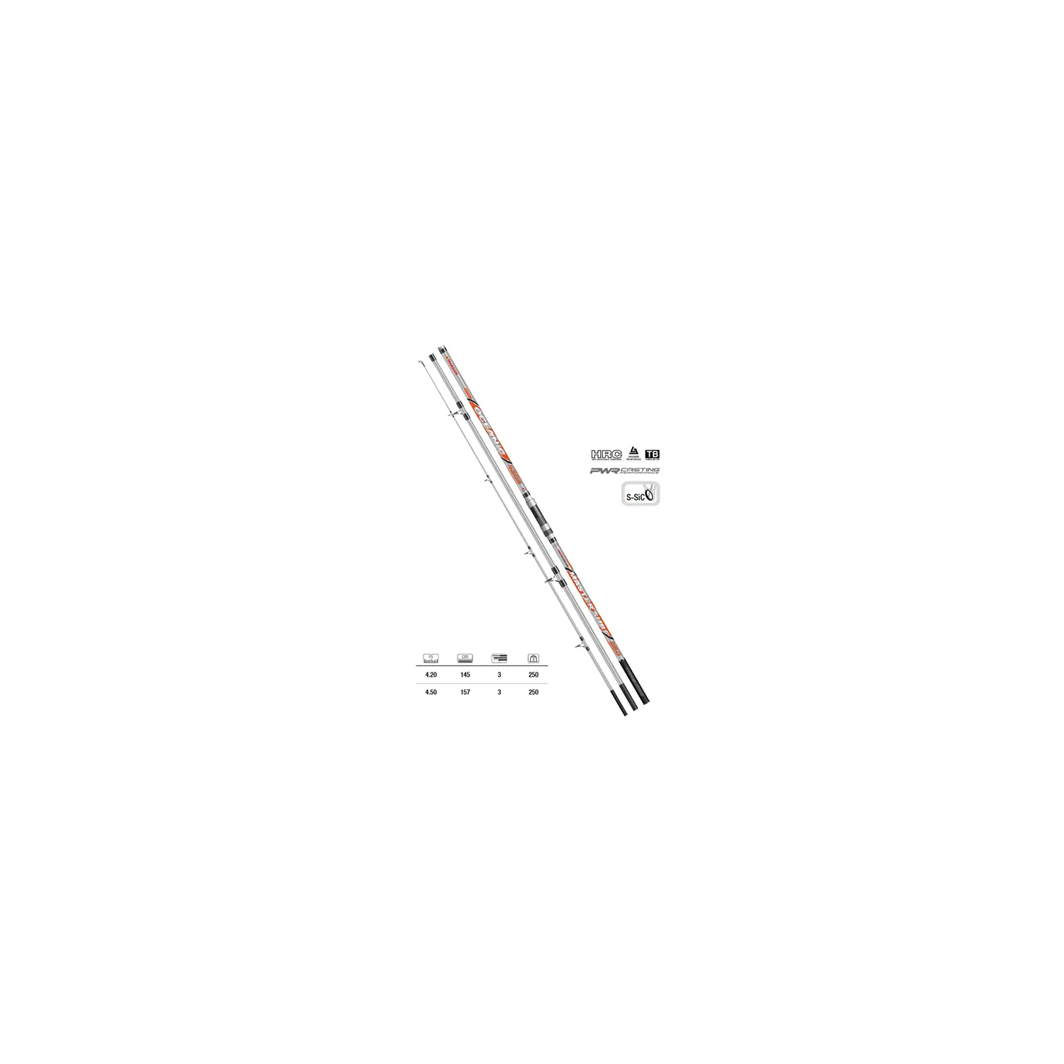 Trabucco Oceanic Master 4.20m Max 250gr 3P Surf olta Kamışı